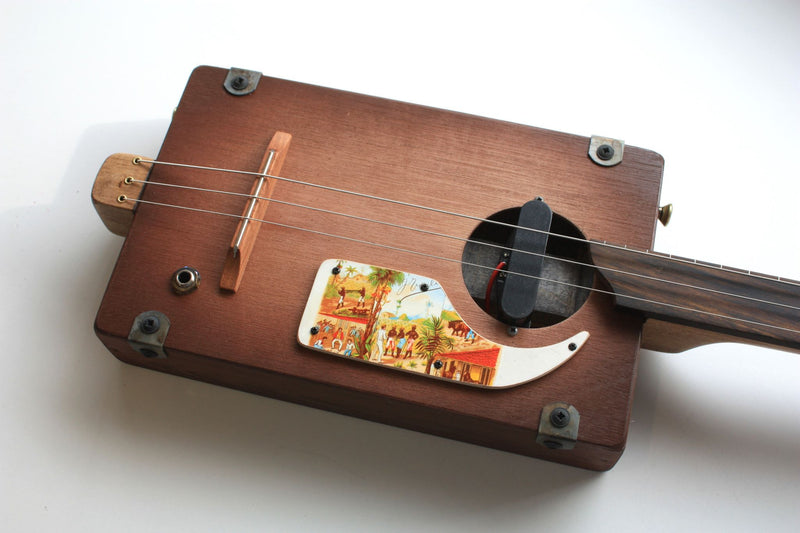 Workshop Series - Fretless - Russet - 3 String Cigar Box Guitar