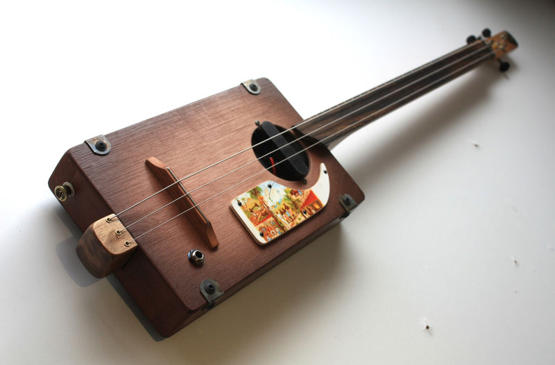 Workshop Series - Fretless - Russet - 3 String Cigar Box Guitar