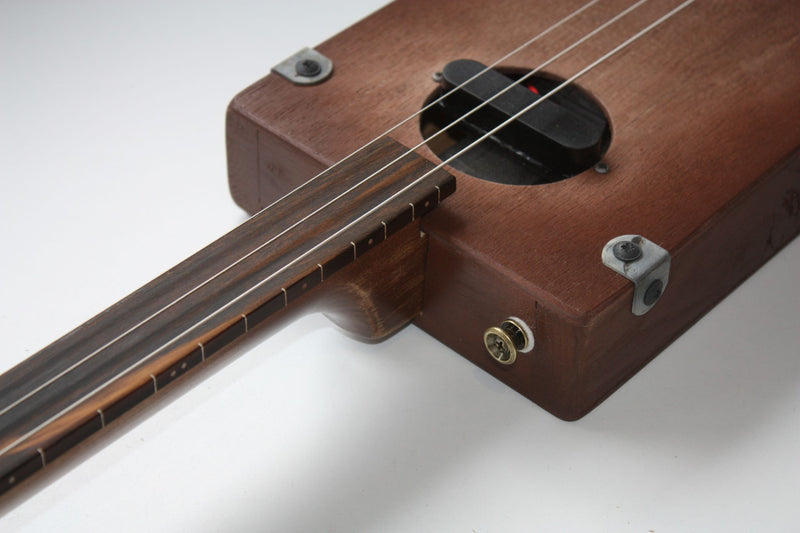 Workshop Series - Fretless - Russet - 3 String Cigar Box Guitar