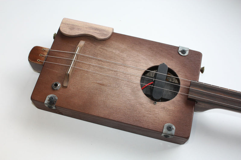 Workshop Series - Fretless - Russet - 3 String Cigar Box Guitar