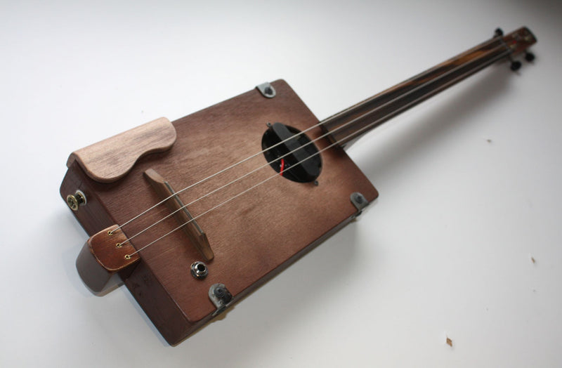 Workshop Series - Fretless - Russet - 3 String Cigar Box Guitar