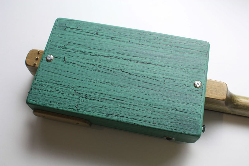 Workshop Series, Jewel Green - 3 String Cigar Box Guitar