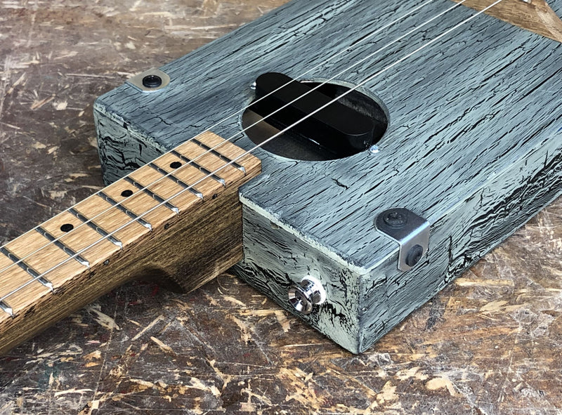 Workshop Series - Light Sage - 3 string cigar box guitar