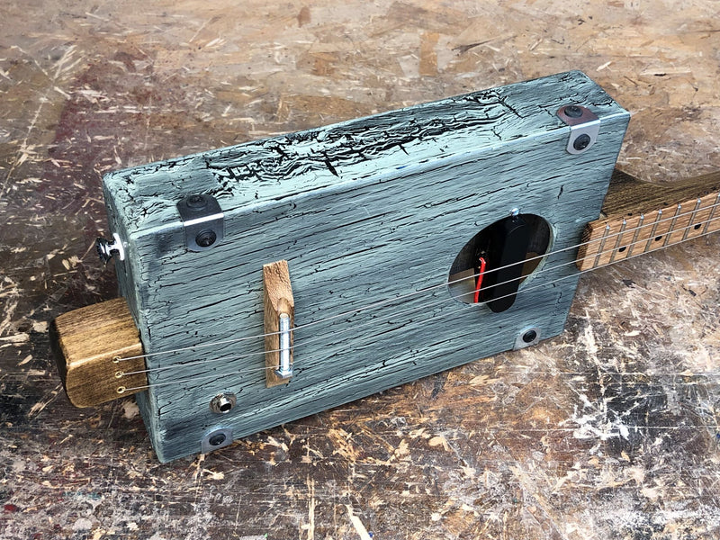 Workshop Series - Light Sage - 3 string cigar box guitar