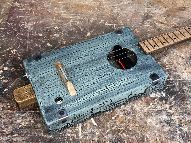 Workshop Series - Light Sage - 3 string cigar box guitar
