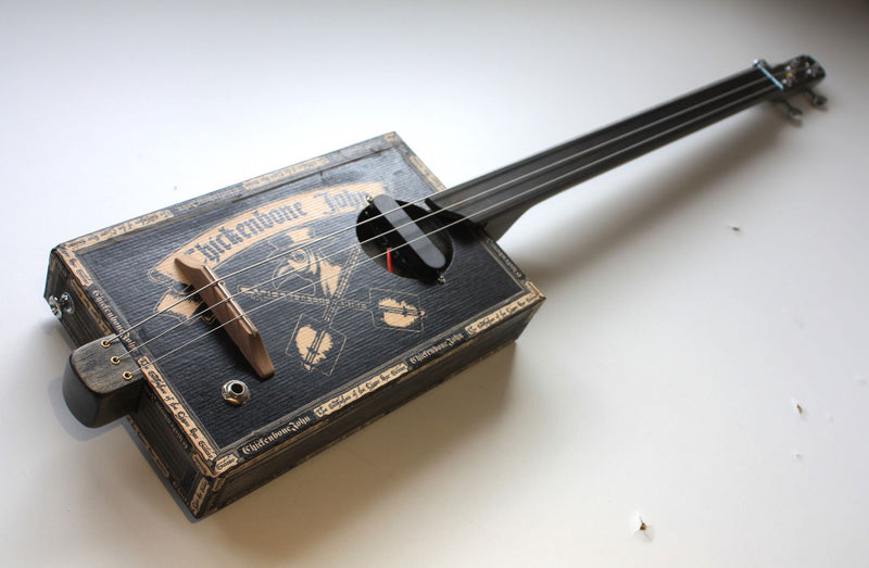 Workshop Series, Plague Doctor - Fretless - 3 String Cigar Box Guitar