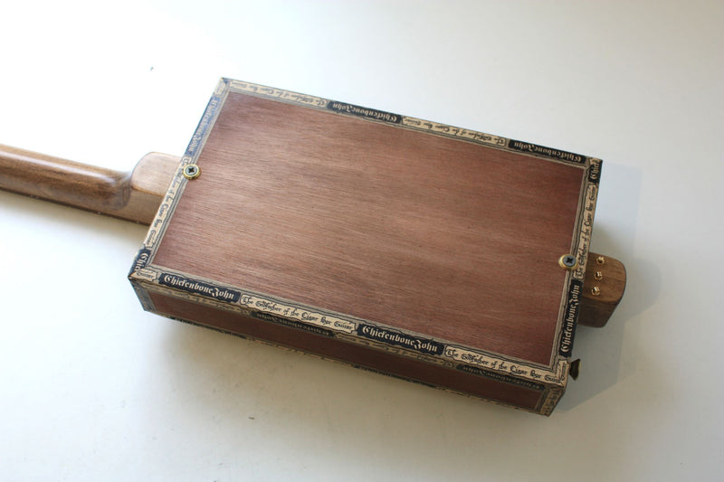 Workshop Series - Plague Doctor, Lefty - 3 String Cigar Box Guitar