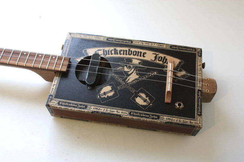 Workshop Series - Plague Doctor, Lefty - 3 String Cigar Box Guitar