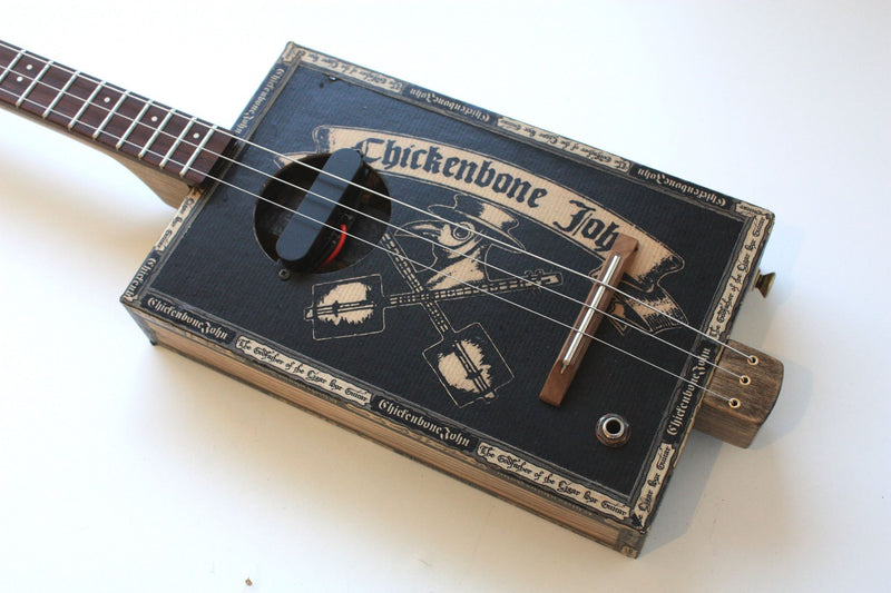 Workshop Series - Plague Doctor, Lefty - 3 String Cigar Box Guitar