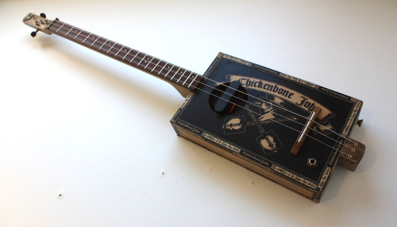 Workshop Series - Plague Doctor, Lefty - 3 String Cigar Box Guitar