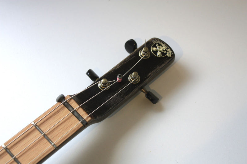 Workshop Series - "Born Under a Bad Sign" Dusk Pink - 3 String Cigar Box Guitar