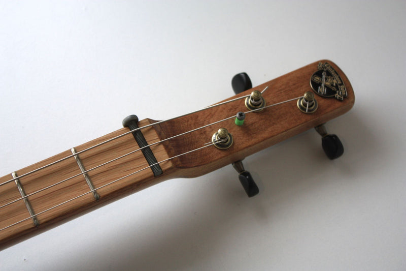 Workshop Series "I Went Down to the Crossroads" Red Crackle - 3 String Cigar Box Guitar