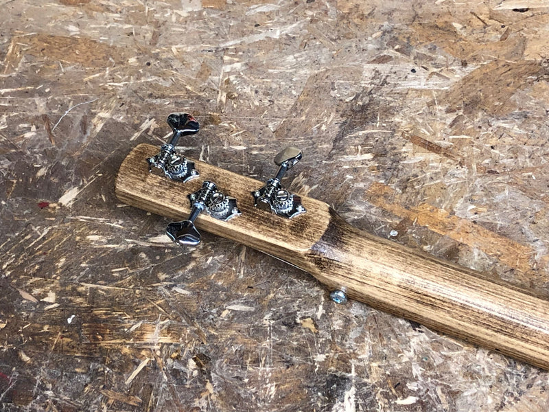 Workshop Series - Dark Blue - 3 String Cigar Box Guitar LEFTY