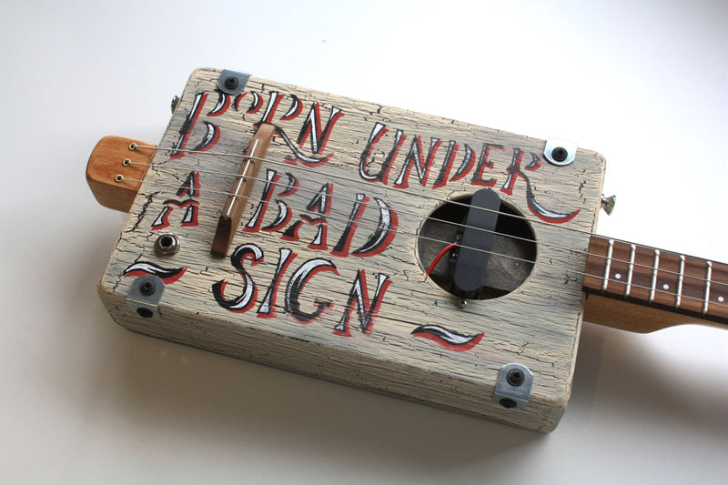 Workshop Series - "Born Under a Bad Sign" Cream - 3 String Cigar Box Guitar
