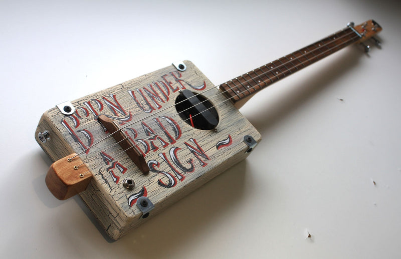 Workshop Series - "Born Under a Bad Sign" Cream - 3 String Cigar Box Guitar