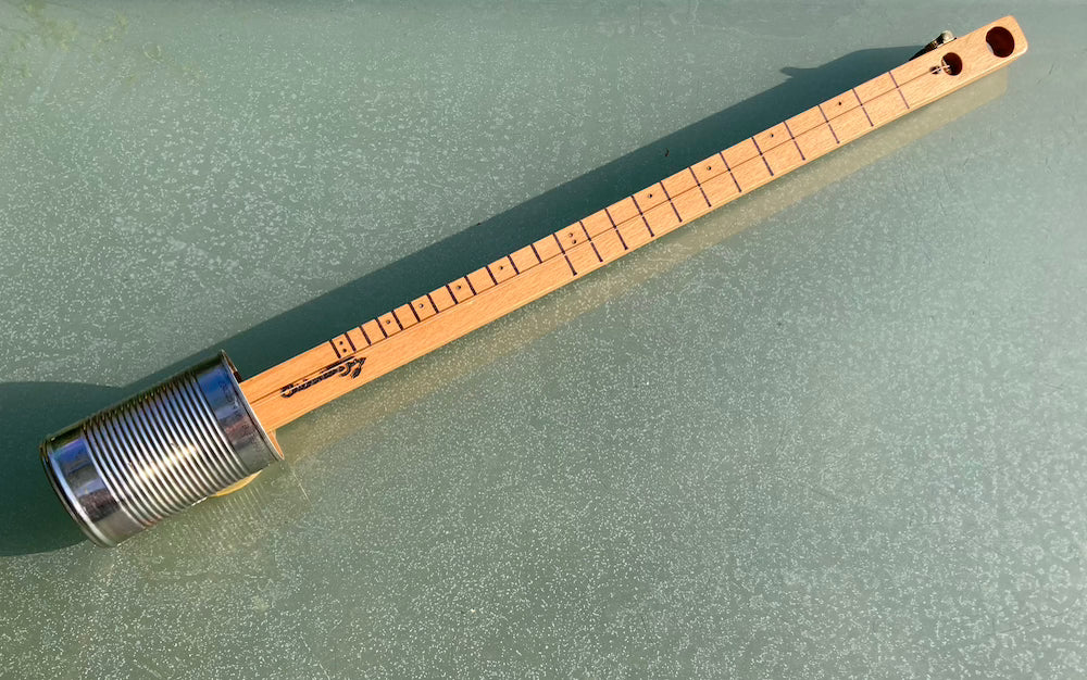 One String Canjo - Diddley Bow with piezo pickup