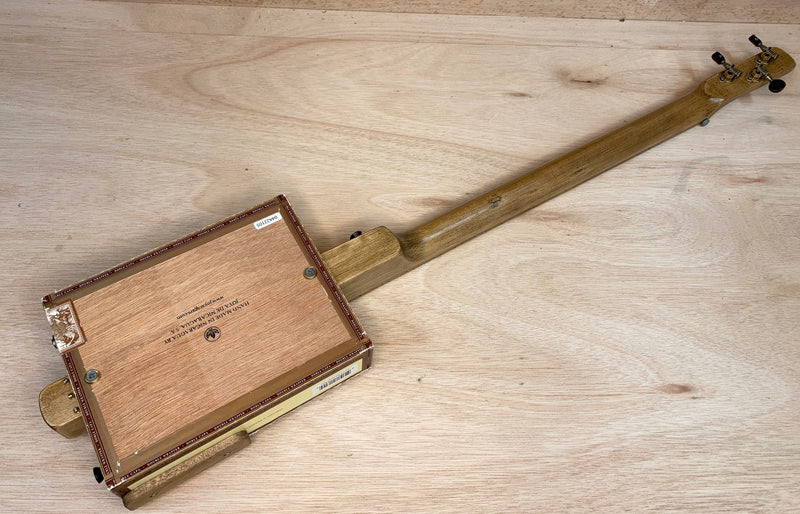 PRE OWNED ChickenboneJohn  Joya 3 string guitar