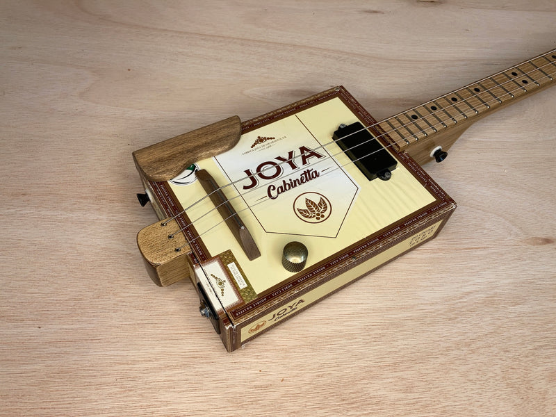 PRE OWNED ChickenboneJohn  Joya 3 string guitar