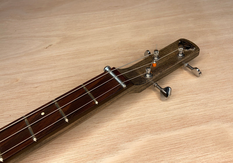 Camacho rail humbucker 3 string cigar box guitar