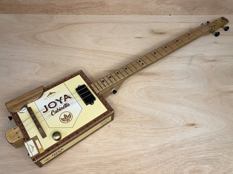 PRE OWNED ChickenboneJohn  Joya 3 string guitar