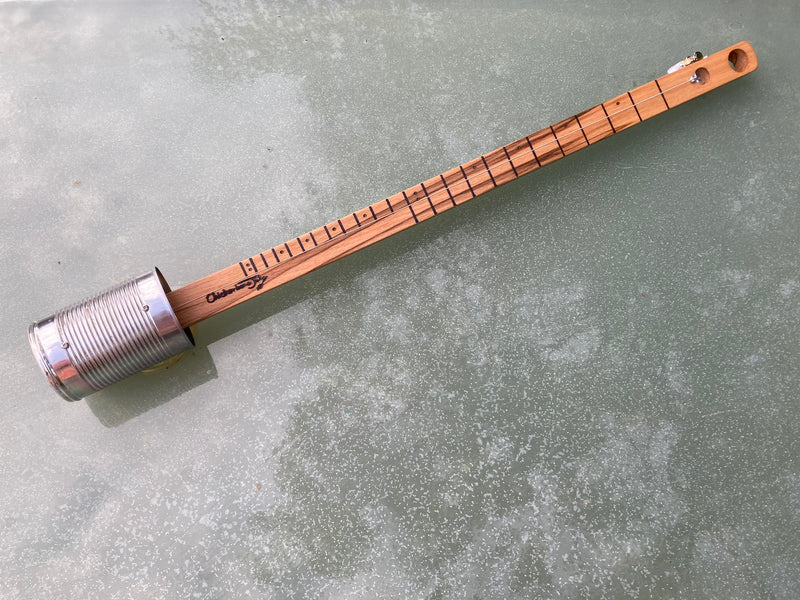 One String Canjo - Diddley Bow with Strat pickup
