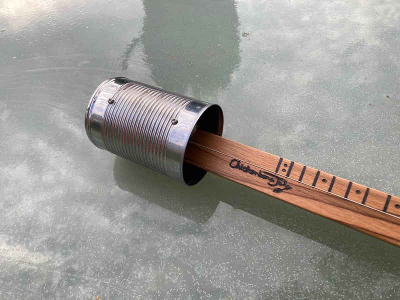 One String Canjo - Diddley Bow with Strat pickup