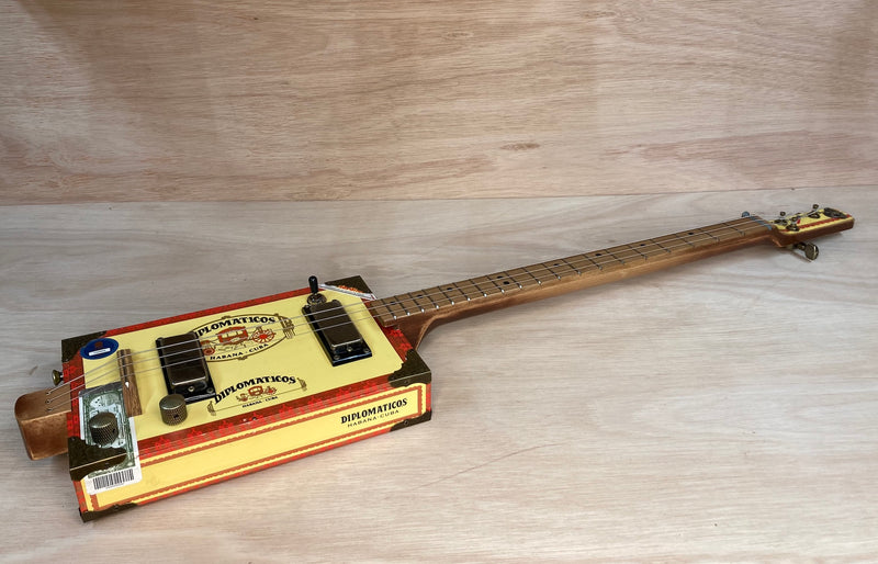 Diplomaticos twin humbucker cigar box guitar