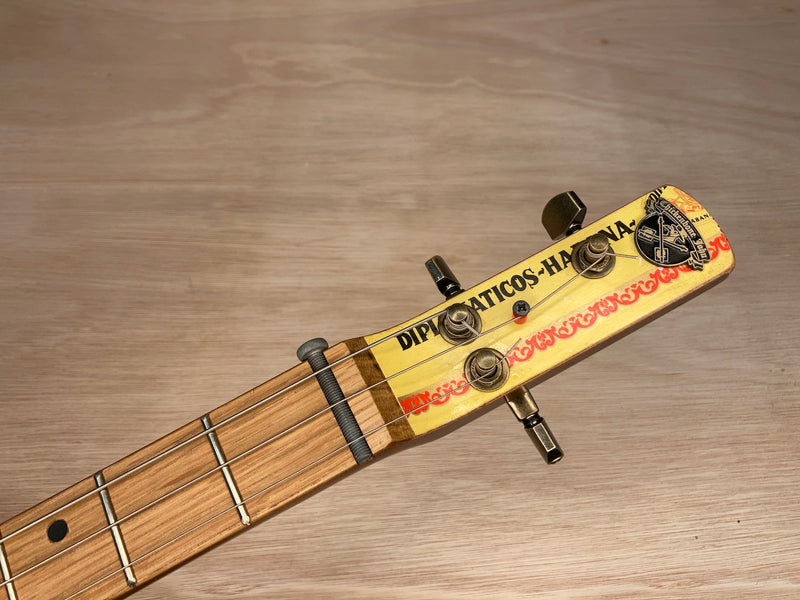 Diplomaticos twin humbucker cigar box guitar