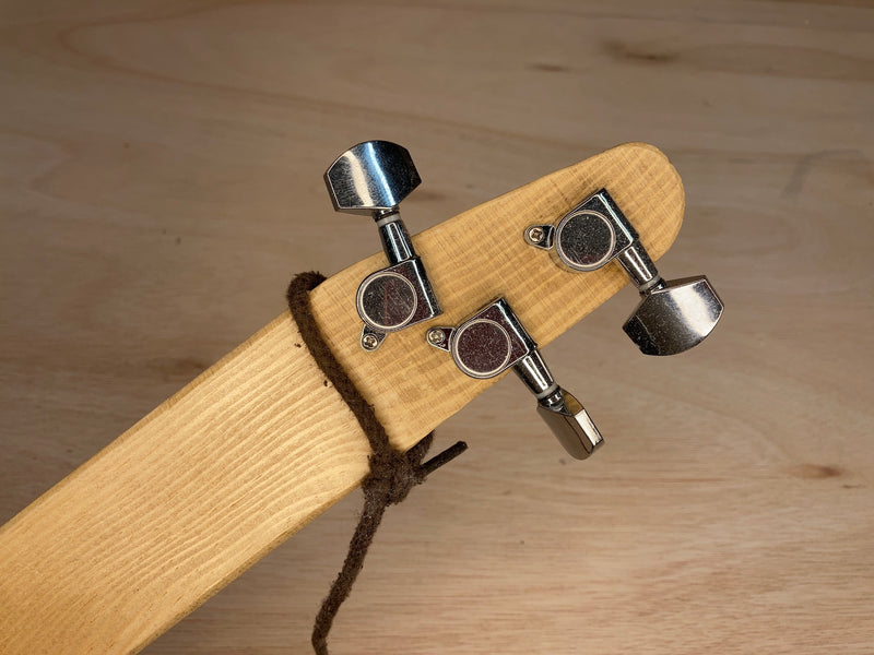 PRE-OWNED "Harley Davidson" Freless 3 string cigar box guitar