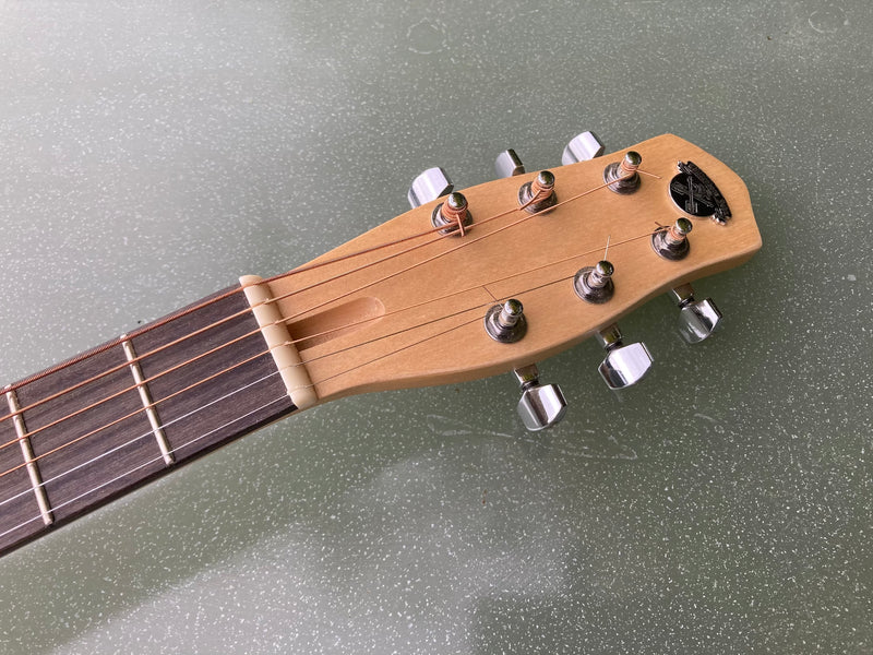Jaegermeister style  6 string Acoustic cigar box guitar