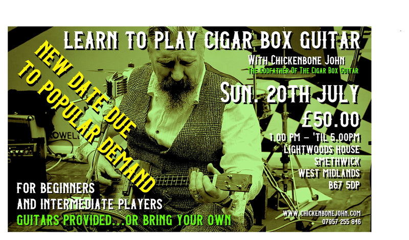 Learn to Play Cigar Box Guitar, 20th July 2025, Smethwick