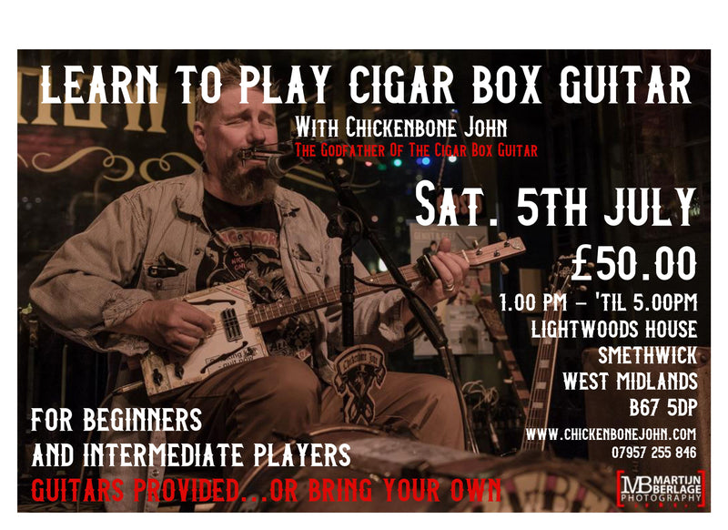 Learn to Play Cigar Box Guitar, 5th July 2025, Smethwick