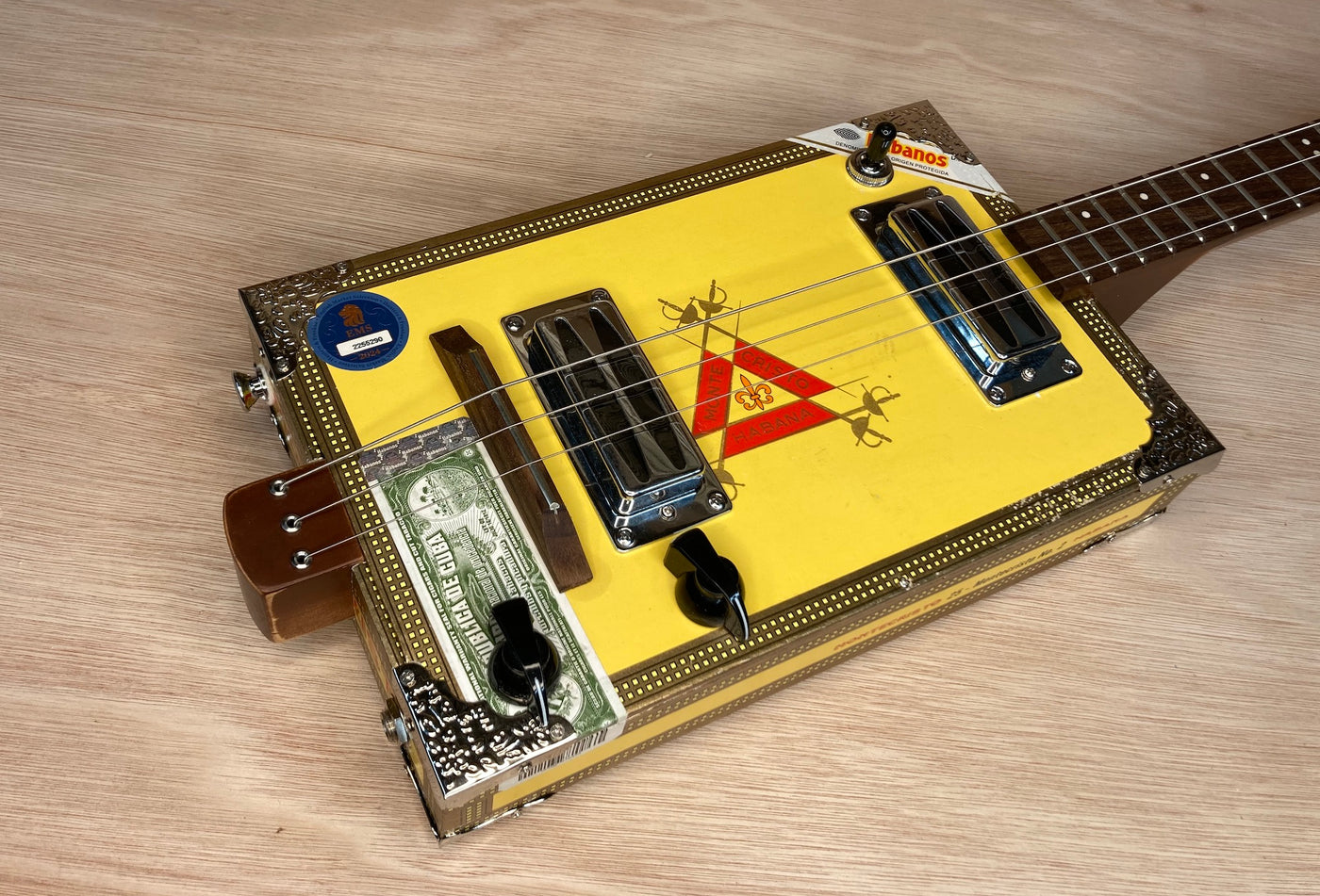 Montecristo Twin Humbucker - 3-String Cigar Box Guitar by ...