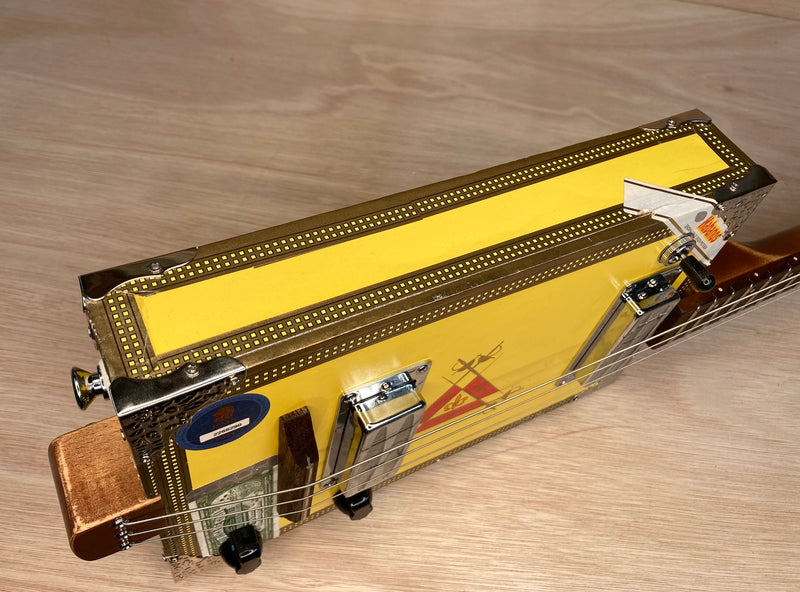 Montecristo Twin Humbucker - 3-String Cigar Box Guitar