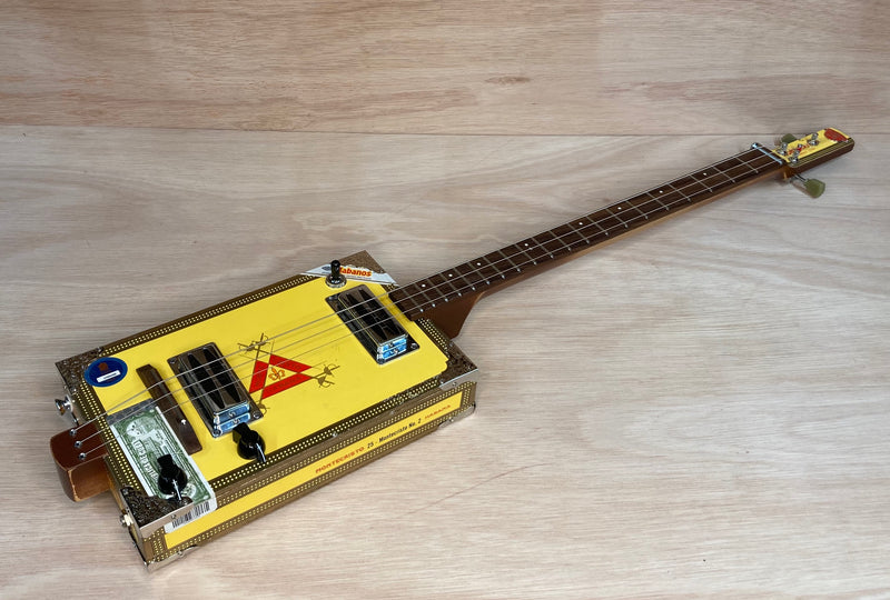 Montecristo Twin Humbucker - 3-String Cigar Box Guitar