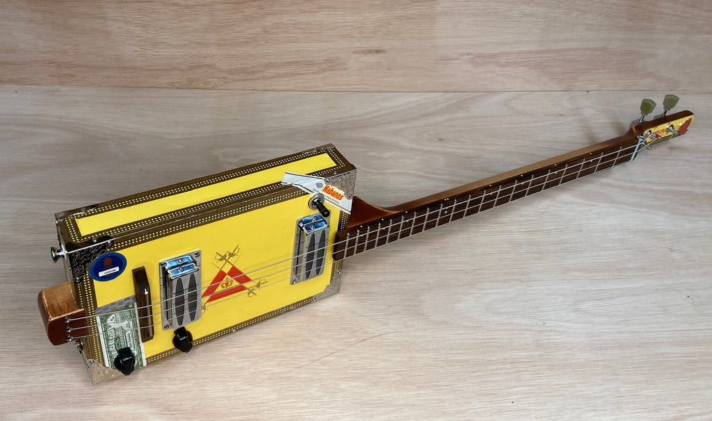 Montecristo Twin Humbucker - 3-String Cigar Box Guitar