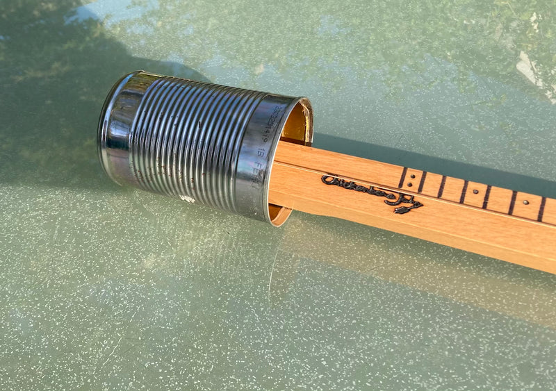 One String Canjo - Diddley Bow with piezo pickup