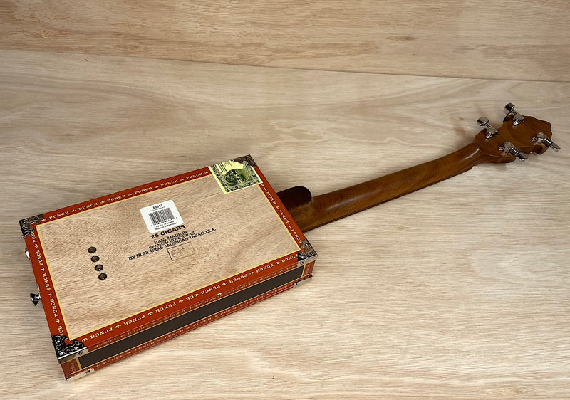 Punch 4 string cigar box tenor banjo