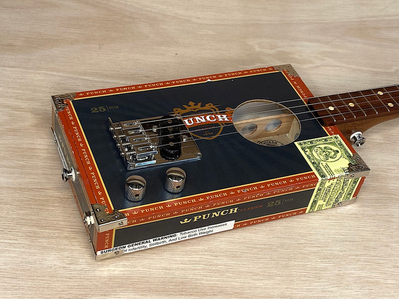 Punch 4 string cigar box tenor banjo