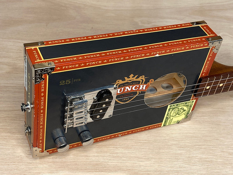 Punch 4 string cigar box tenor banjo