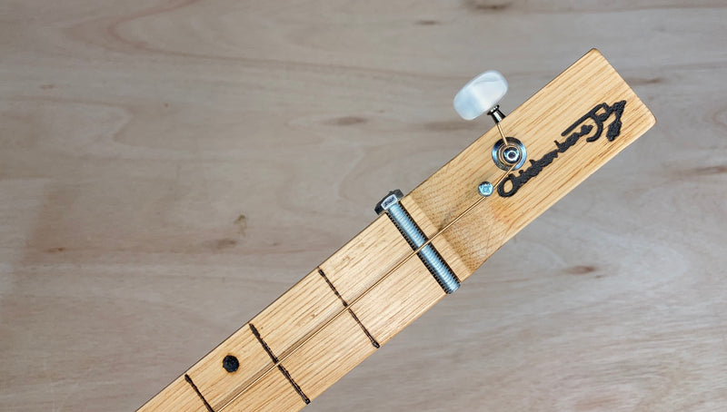 Ramon Alones Diddley Bow - piezo pickup