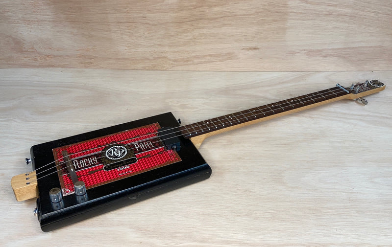 Rocky Patel Red 3 string cigar box guitar