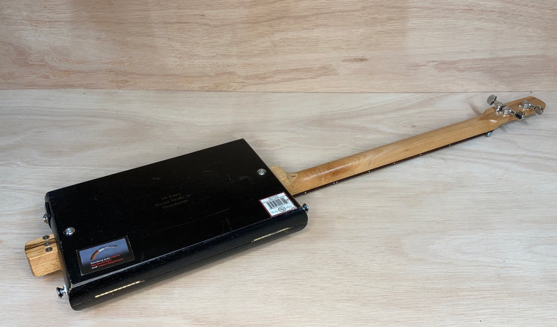 Rocky Patel Red 3 string cigar box guitar