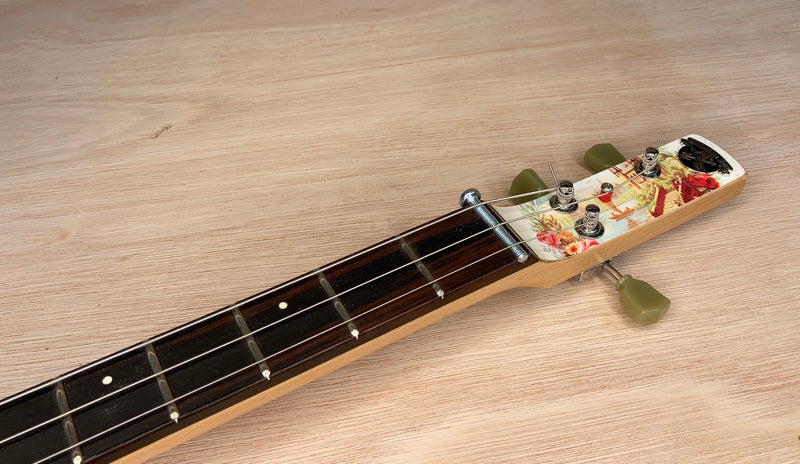 Romeo & Julieta rail humbucker cigar box guitar