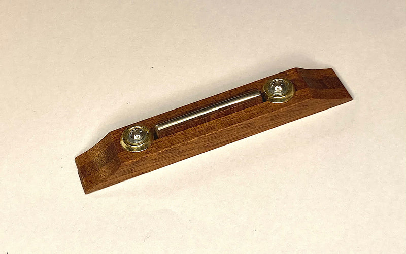 Bridge - Adjustable height with fretwire saddle for 3 string