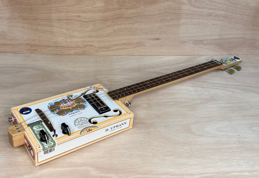 H. Upmann 3 string humbucker cigar box guitar