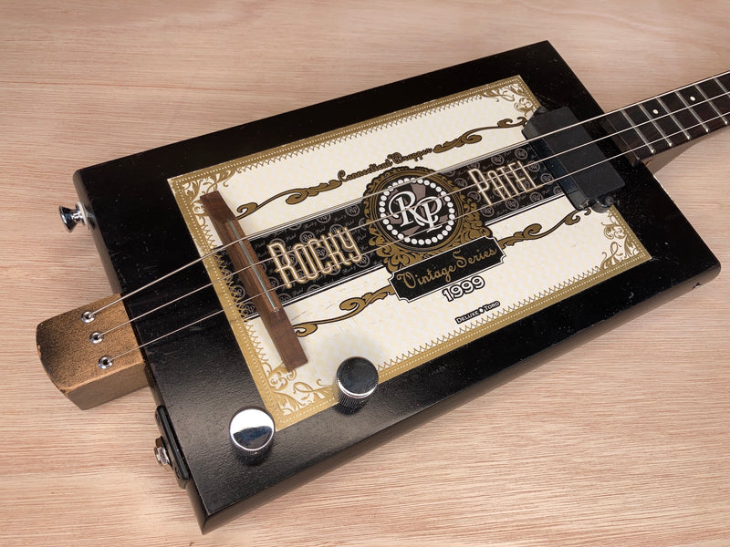 Rocky Patel White 3 string cigar box guitar