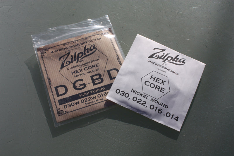 Zilpha Strings - 4 String Balanced Tension "HIGH" DGBD tuning (Nickel)