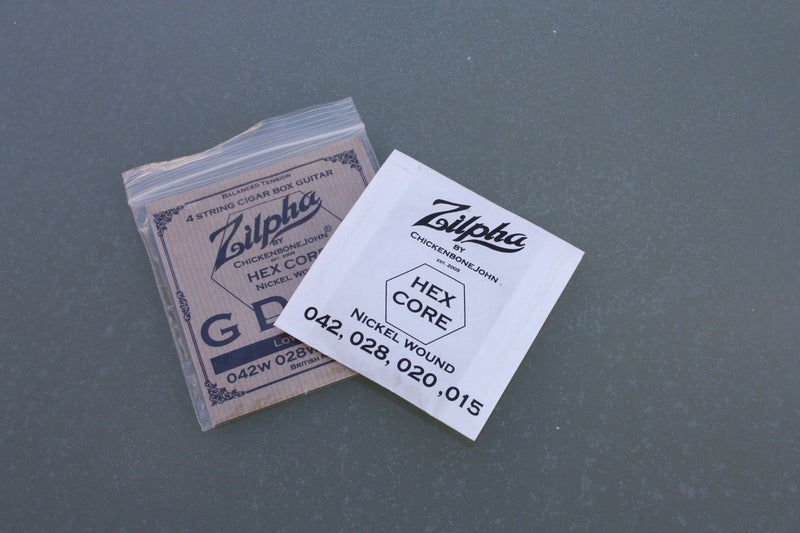 Zilpha Strings - 4 String Balanced Tension "Low" GDGB (Nickel)