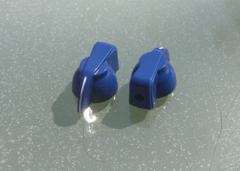Chickenhead control knobs - Blue (pair)
